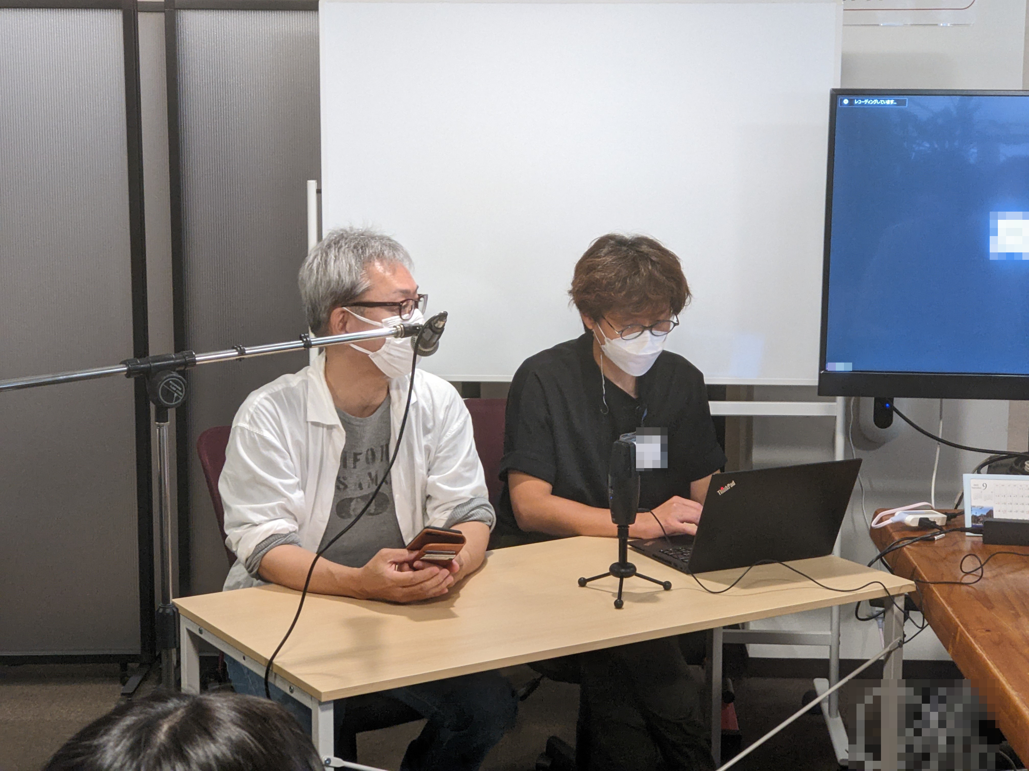 チーム3成果発表の風景