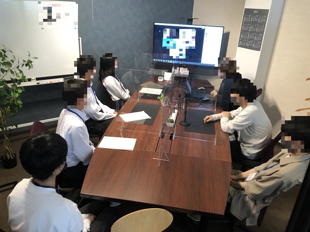 オリエンテーション中の風景