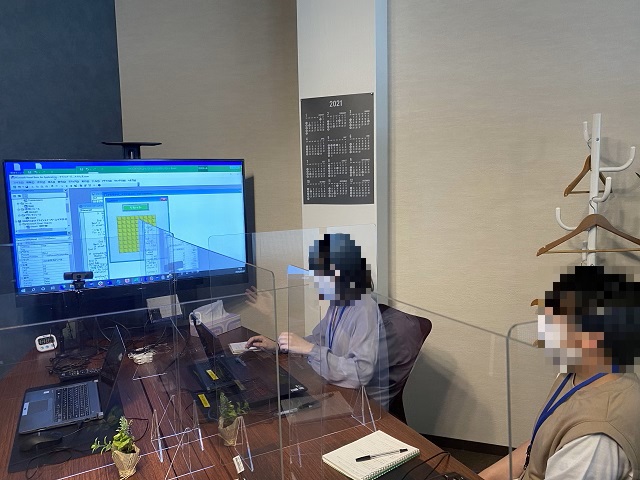 マインスイーパーレビュー中の風景