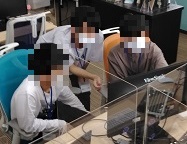 気圧計アプリ作成中の風景3