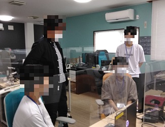 ブロック崩し作成中の風景3