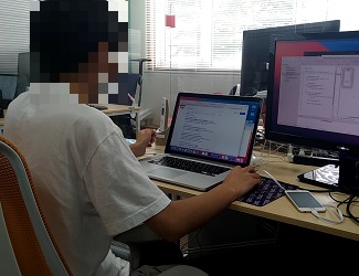 マップアプリ作成中の風景3