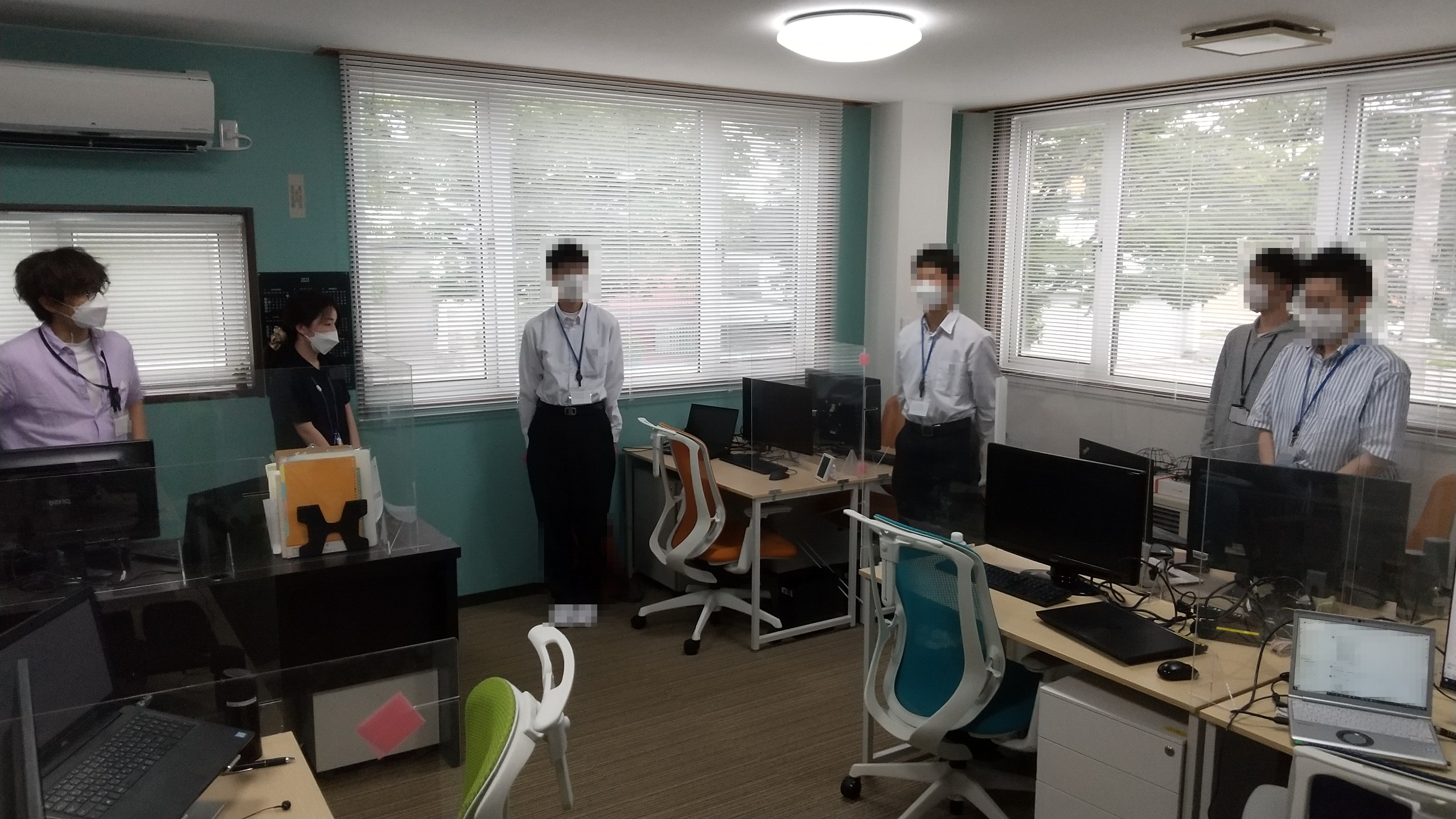 最後の挨拶の風景