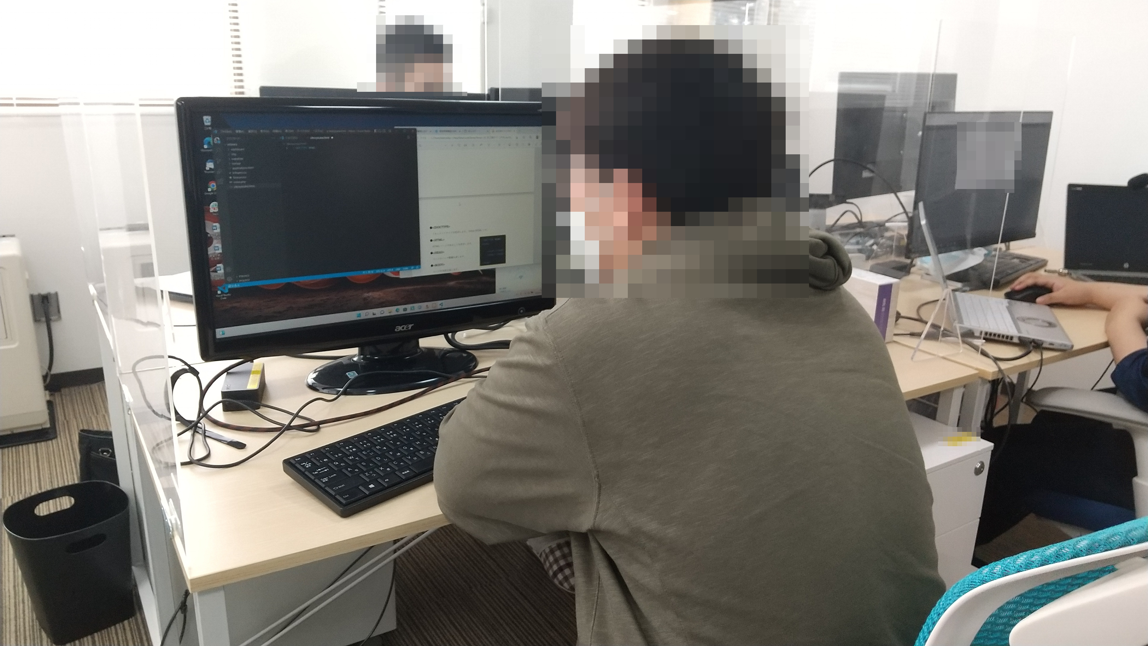 自己紹介ページの作成とC言語プログラミングの風景2